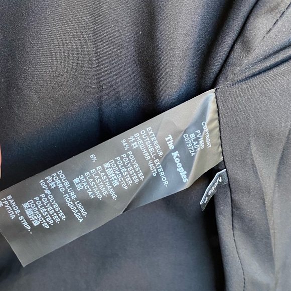 New The Kooples Velvet Lace Up Biker Jacket chrome hearts allsaints zara leather - Picture 13 of 16